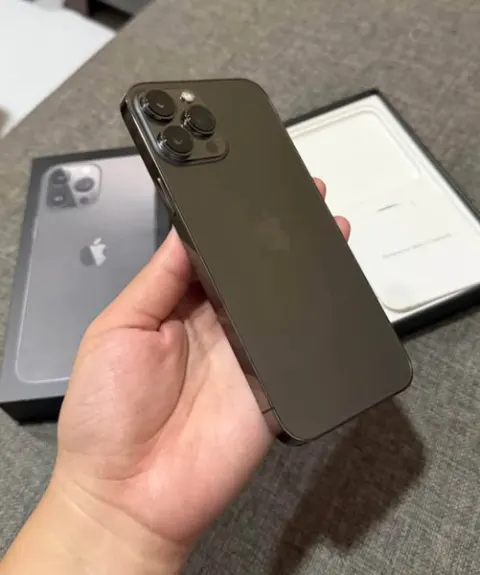 iPhone 13 Pro Max, 128 GB, black, battery 100%, dual SIM + eSIM