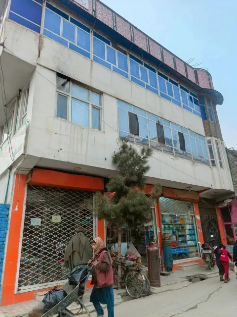 3-storey commercial building for sale, 4 rooms and 3 shops, District 7, Kabul