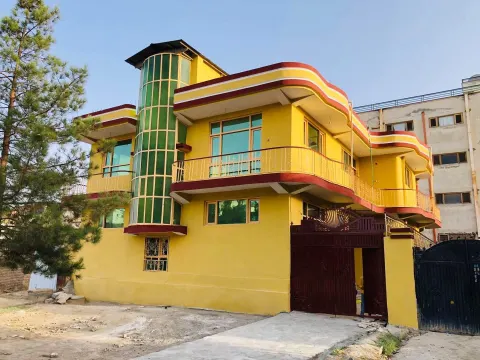 2-storey house for rent, 10 rooms, Global Township, District 15, Kabul