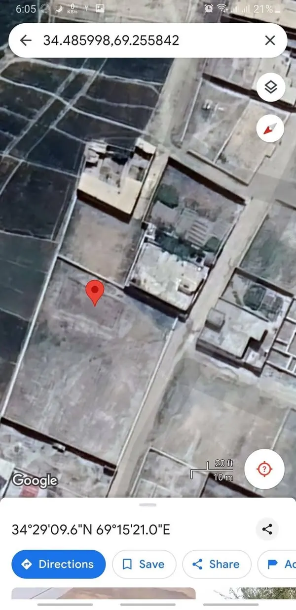Land for sale, 5 biswa, Muslimabad, Sarak-e Siah, Bagrami