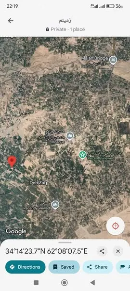 Corner farm land for sale, about 4 jerib, Tanqarchan, Malan